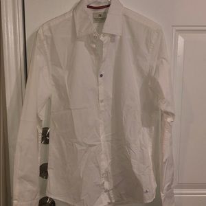 Scotch & Soda Button Down Size M Slim Fit White